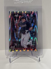 Dylan Crews 2025 Topps Chrome RAY WAVE Refractor RC 146 Nationals