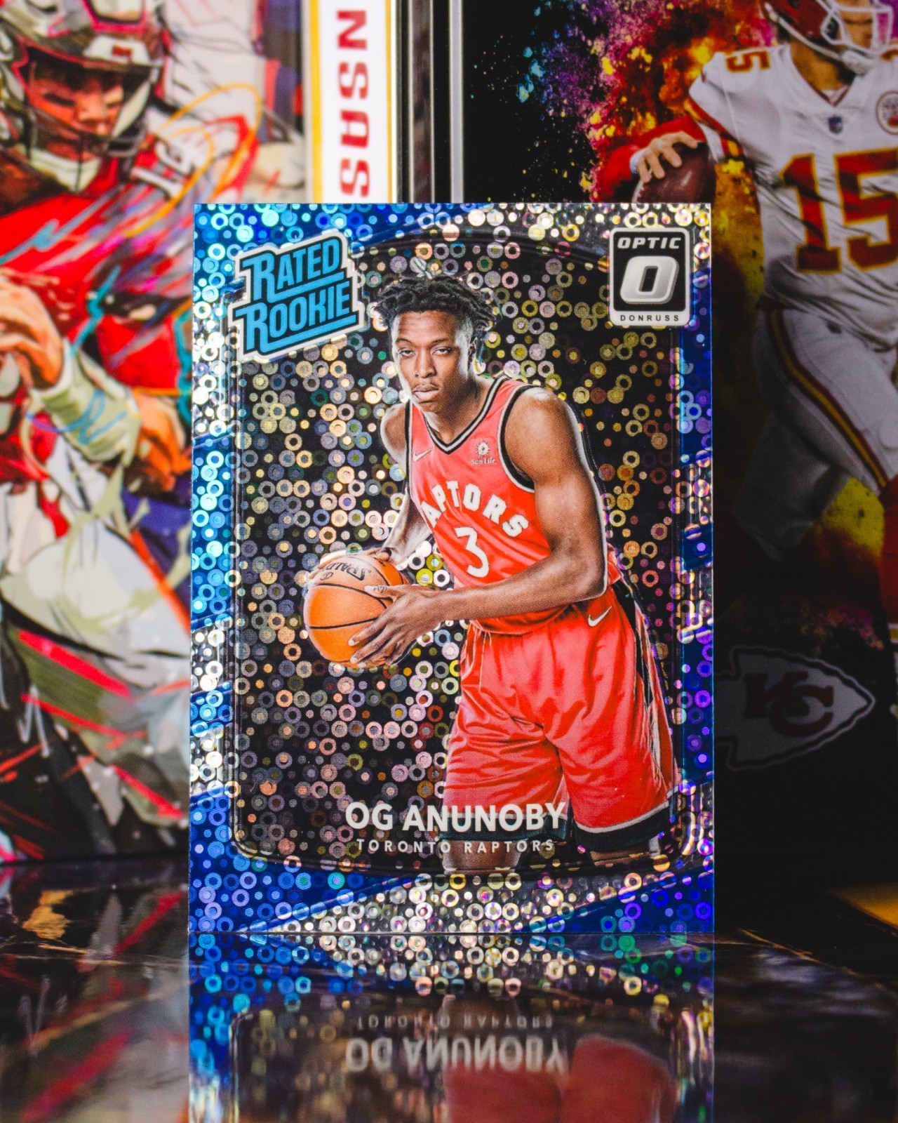 2017-18 Panini Donruss Optic #178 OG Anunoby Fast Break Prizm Rookie