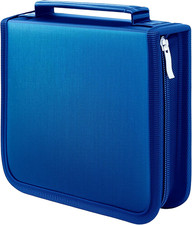 40 Capacity CD DVD Case Storage Binder Booklet Wallet for Home Travel