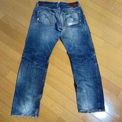 EVISU Lot2000 NO1 Special Vintage Denim Jeans Size 35x35 Used in