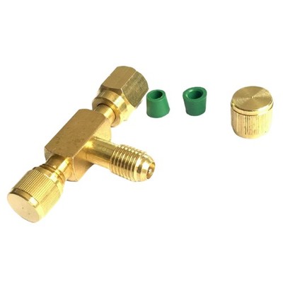 T-Adapter mit Drehbarem 1/4 SAE-Außengewinde, Neue Pumpe, Kältemittel-Servi7749