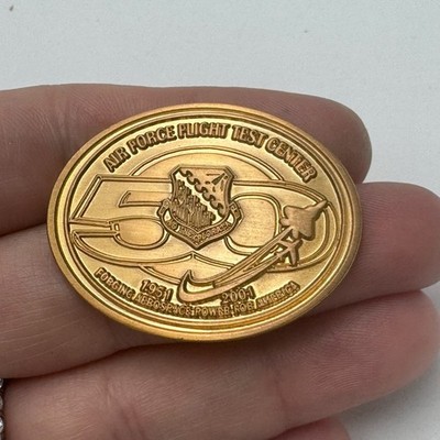 2001 Air Force Flight Test Center Lapel Pin 50th Anniversary USAF Edwards AFB