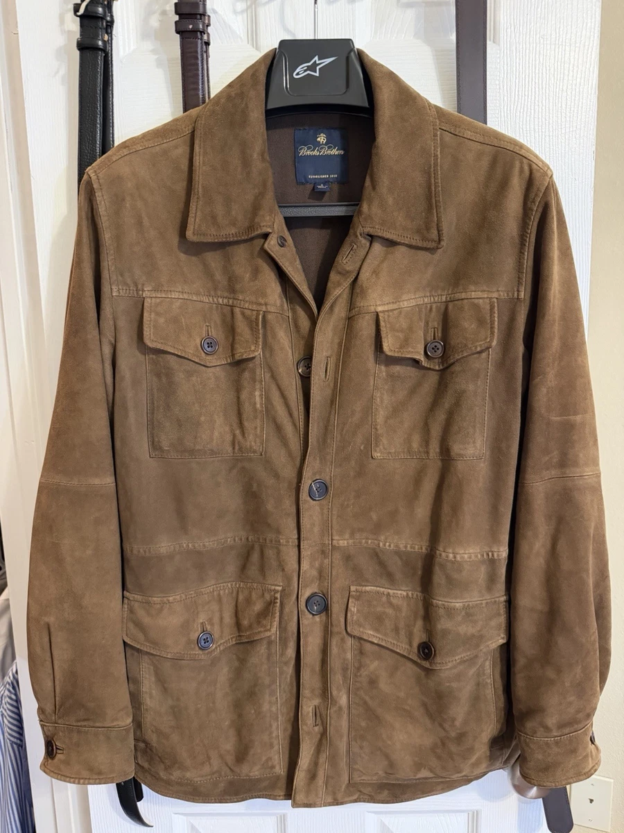 Brooks Brothers Regular Size Coats, Jackets & Vests Suede Outer