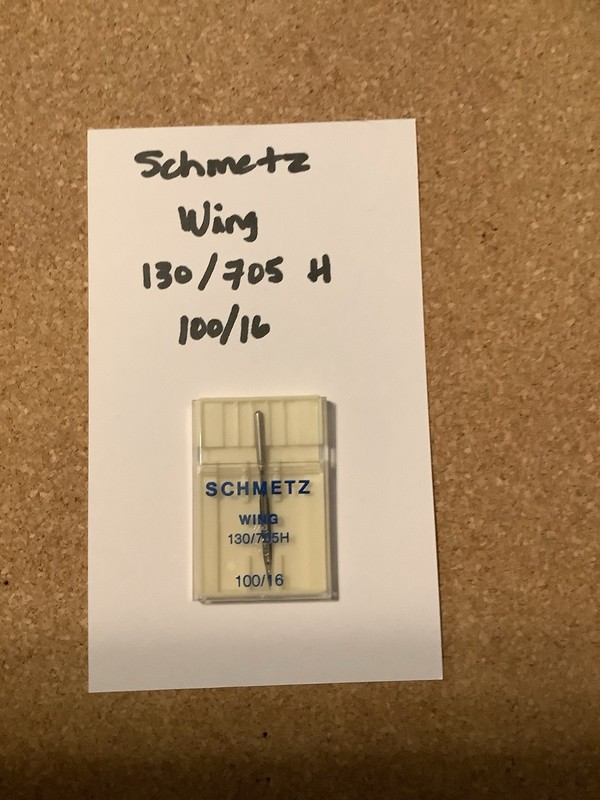 Husqvarna Schmetz Wing Needle 130/705H 100/16