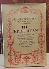 The Epicurean by Charles Ranhofer 1971 Dover Reprint HCDJVG Delmonico's Chef