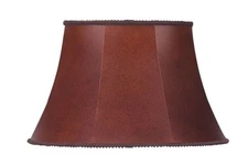 Used Cal Lighting SH-8022 Accessory - Oval Leatherette Shade-10.5 Inches Tall