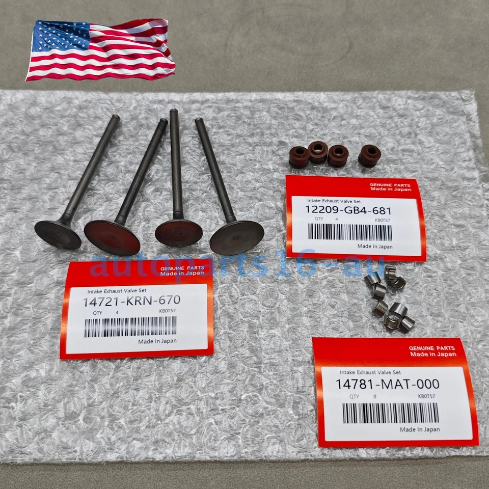 Intake Valve & Exhaust Valve Kit for Honda CRF250R 2004-2009 CRF250X 2004-2017 - Image 3 of 4