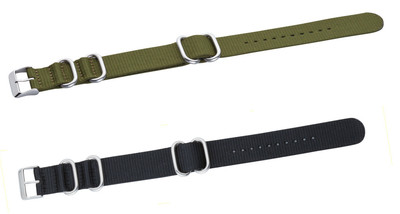 Cinturino Per Orologio In Tessuto NATO ZULU Blu Ansa 18mm Cordura 408 - Foto 10