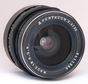 "10-Blade" PENTACON 30mm f3.5 M42 mount fit CANON NIKON SONY PANASONIC M4/3 #986