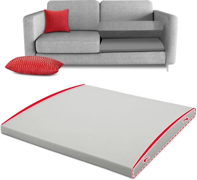 HAVARGO Couch Cushion Support for Sagging Seat 20X20X2 Inches Higher Density Foa