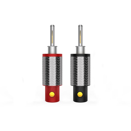 VIBORG Enchufe de plátano de plata sólida pura Hifi Altavoz Pin Banana Conector - Imagen 15 de 16