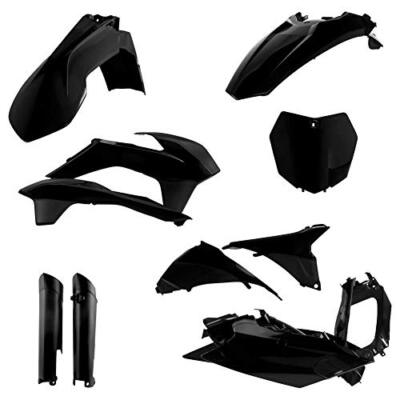 Acerbis Full Plastic Kit Black - Fits: KTM 450 SX-F Factory Edition 2012-2014