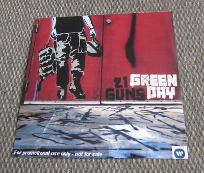 GREEN DAY '21 GUNS' Warner ONE TRACK PROMO CDr SINGLE (I25)