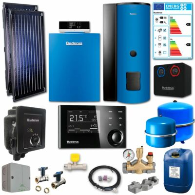 Buderus Logasys SL204 Solar GB212 Gas Kessel 22kW E m. Speicher 7739610340