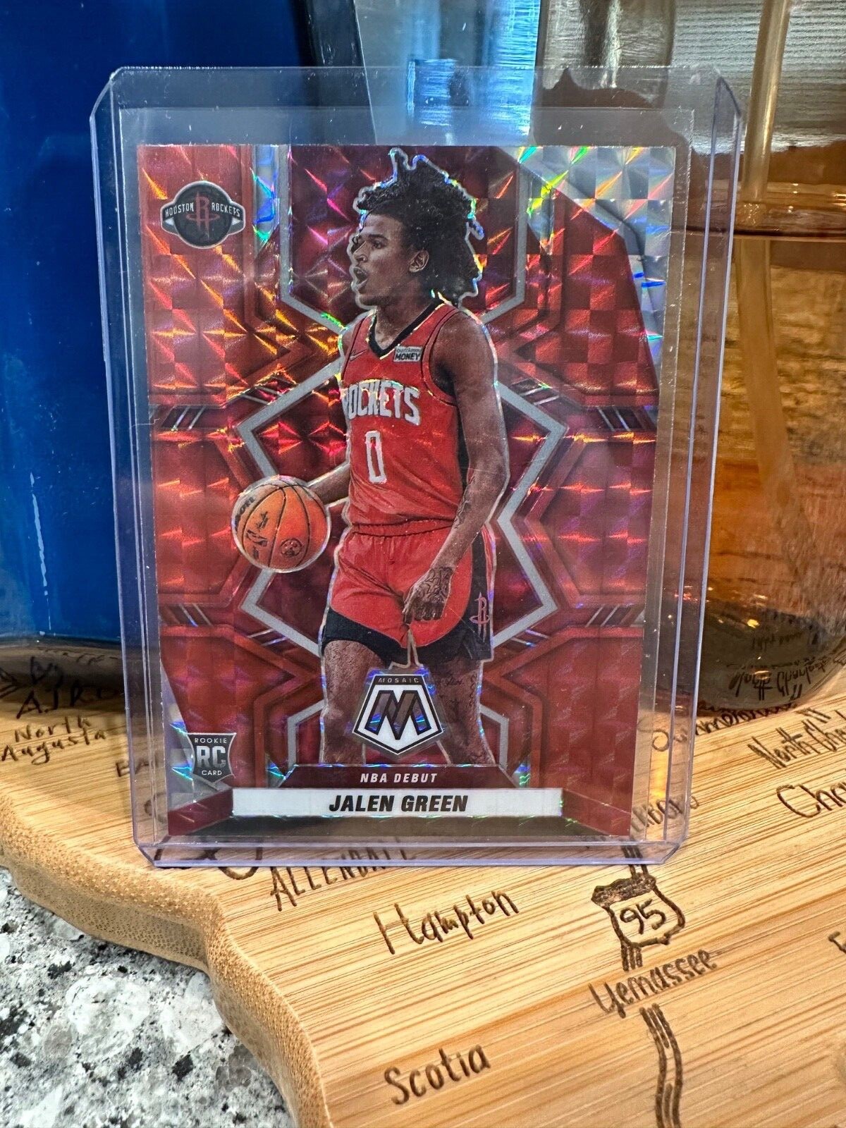 2021-22 Mosaic Jalen Green Rookie Red Prizm nba debut #262
