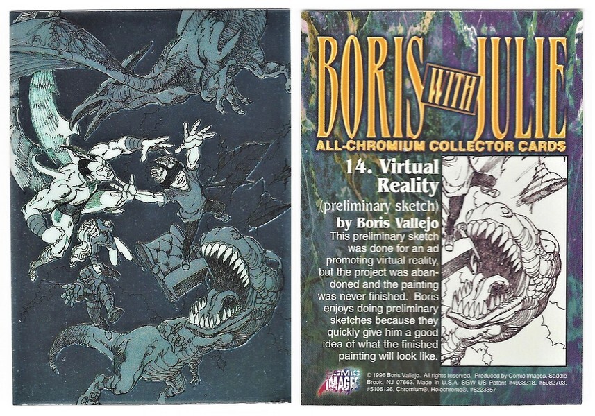 Dimitry Julia Borissova (SIGNED) 100部限定 1996 Boris With Julie All-Chromium by Comic Images Singles You