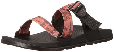 NWOB Chaco Men’s Lowdown Sandal in Faded Sparrow Size 13 Black And Salmon Chaco Men main image 2