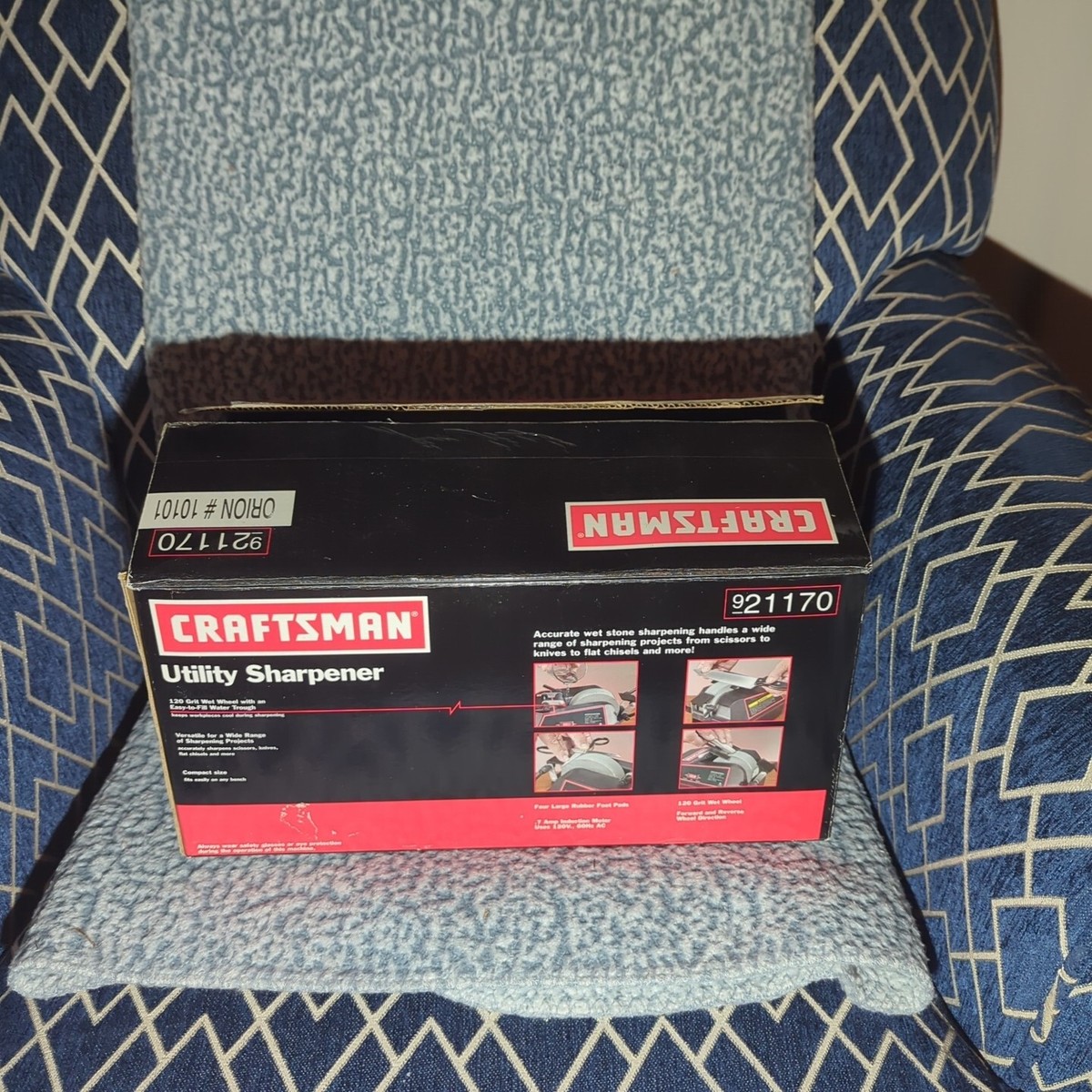 Craftsman 21170 Wet Stone Utility Sharpener 120 Grit Wet Wheel