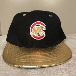 black and gold cubs hat