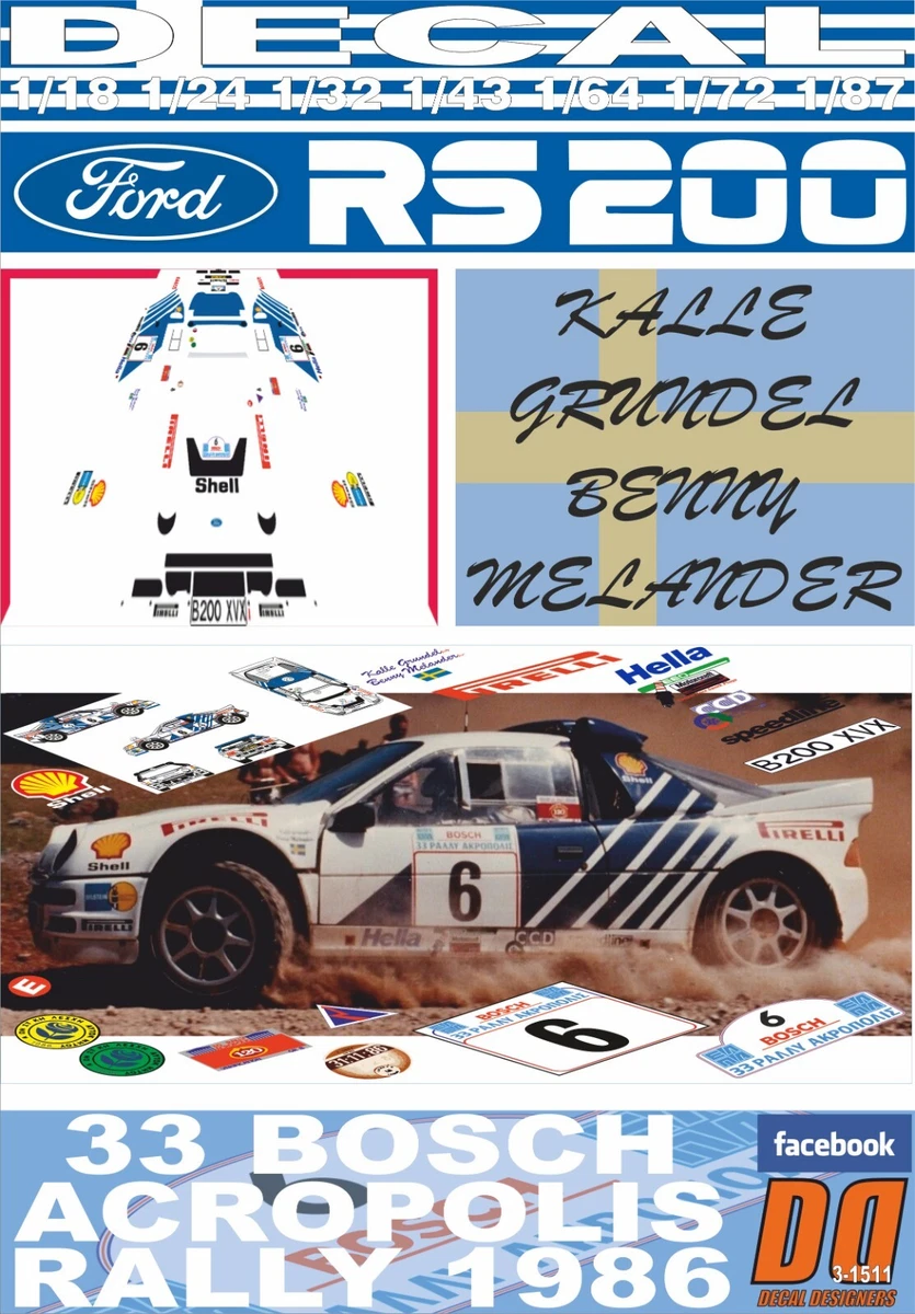 限定500台 1/18 TOPMARQUES フォード RS200 1986 Ford Rs200 1 18 for sale | eBay