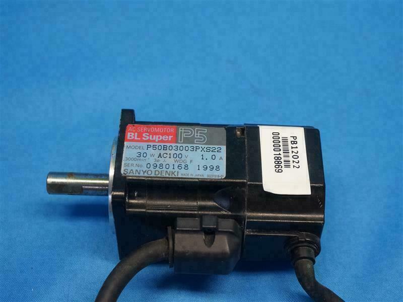Sanyo Denki P50B03003PXS22 BL Super P5 AC Servo Motor T41689 for