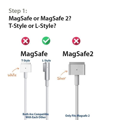 New 85W L Tip Power Adapter Charger For Mac MacBook Pro 13" 15" 17" - Picture 6 of 9