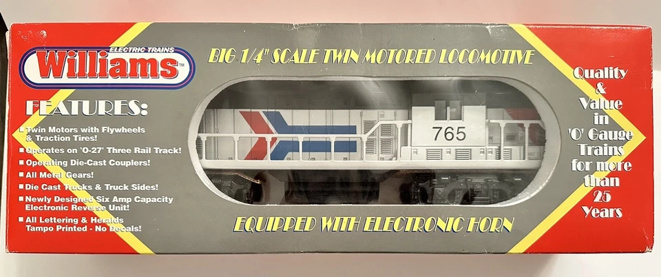 Williams O Scale GP402 Amtrak GP9 Power A Unit W/Horn CAB #765 - Image 2 of 4