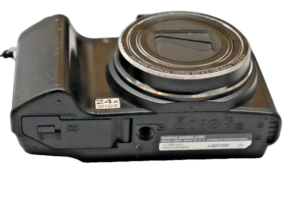 OLYMPUS -14.1 MEGAPIXEL DIGITAL CAMERA MODEL SZ-12 -BLACK - Image 2 of 4