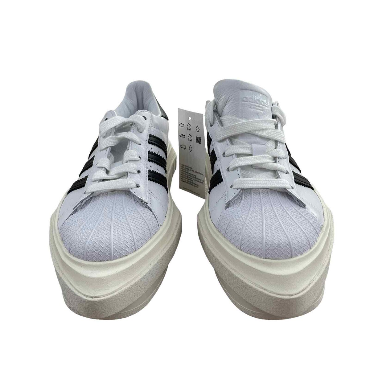 NEW adidas Originals Beyonce Superstar Sneakers Ivy Park White Black Size 6  | eBay
