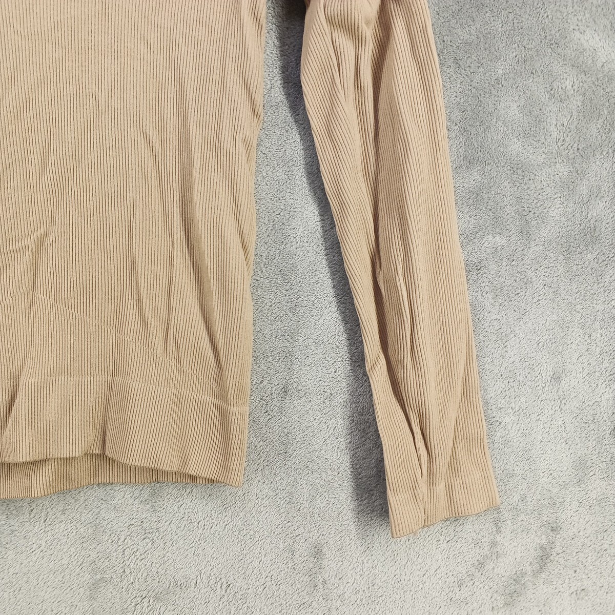 AURA Basic Top Size SMALL Ribbed Knit Pullover Ta… - image 4