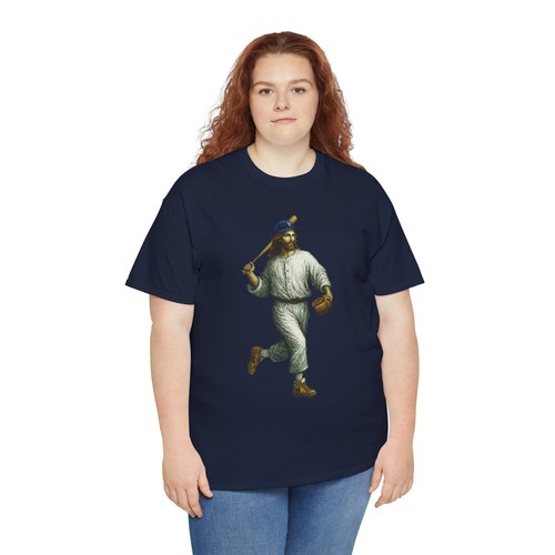 Jesus Christian Faith T-shirt - Artistic Sports Vintage Baseball Graphic Tee - 第 52/53 張圖片