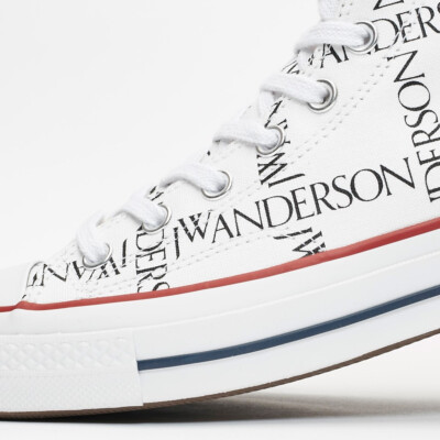 Converse Chuck 70 Hi Grid JW Anderson White Black Insign  display picture 3