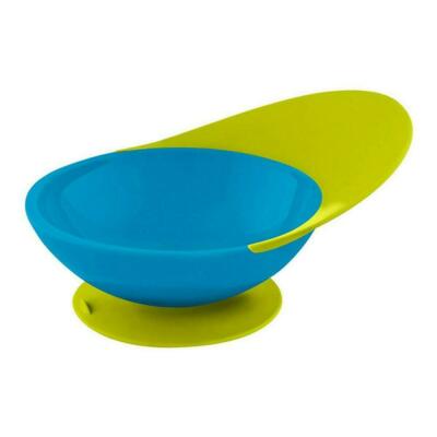 Boon Catch Toddler Bowl With Spill Catcher (Blue/Green) Boon Free Shipping!