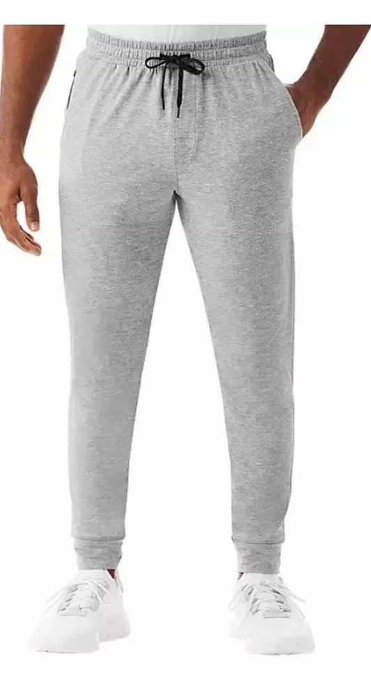 Men's Soft Comfort Jogger Pants Size XL Medium Grey Heather
