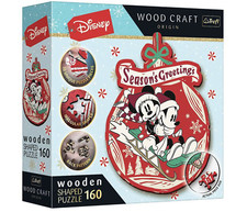 Disney Mickey Minnie Holiday Wood Puzzle 160 pc New with Box