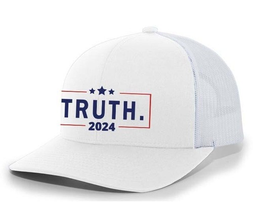 Mens Vivek Hat Vivek Ramaswamy Truth Slogan 2024 Mesh Back Trucker Hat Baseball