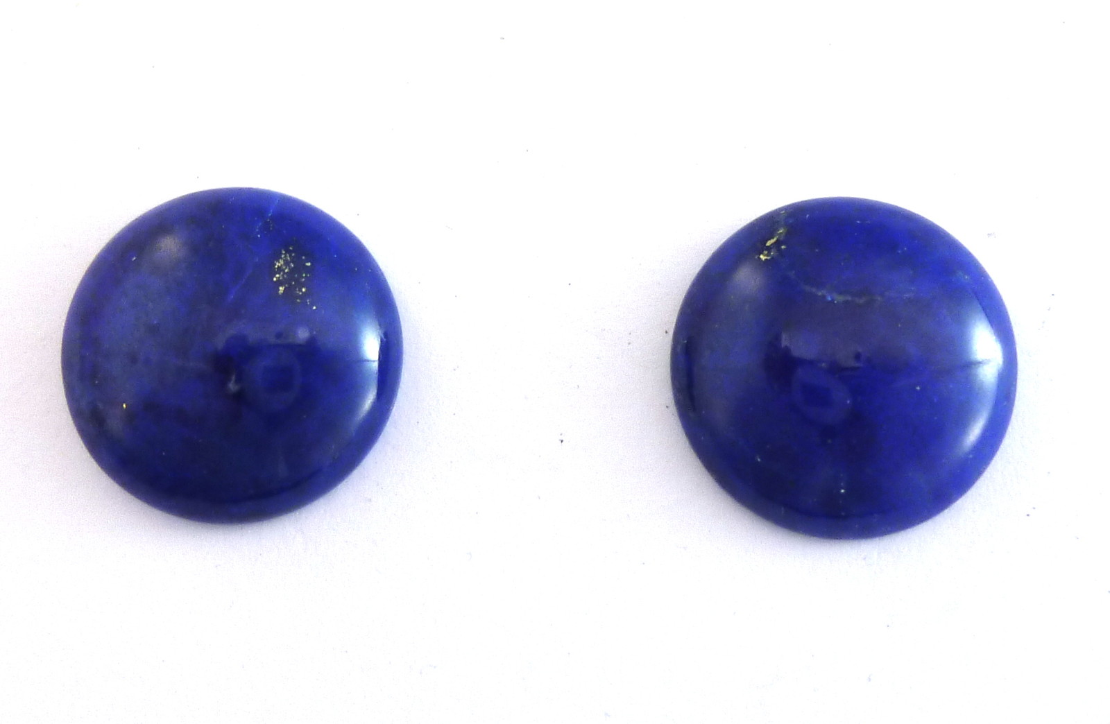 Cabochons en Lapis Lazuli naturel afghan de 18mm, pierres véritables de qualité supérieure