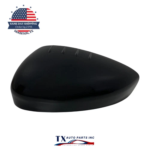 Side Mirror Cover Cap for 2011-2019 FORD FIESTA Paint to Match Black Driver Side
