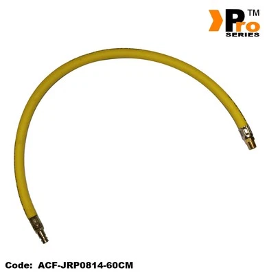 PRO SERIES Hi-Viz 300PSI Whip Hose - 1/4'' BSP + Euro Tail (Hi Flow)