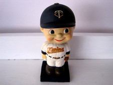 Vintage Minnesota Twins MLB Square Blue Base Nodder Japan Bobblehead