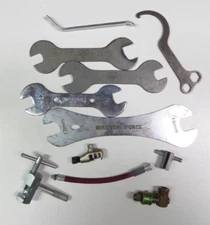 Vintage Bike Tools Mix Brooks Wrench Force AID Unknown Bicycle Repair Fast Ship