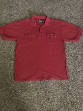 Mecca USA Short Sleeves Red Polo Shirt With Pockets 2XL