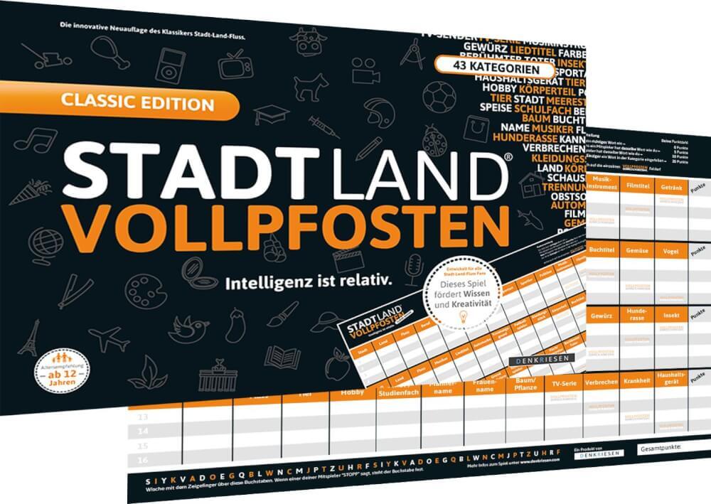 Thumbnail - Denkriesen - Stadt Land Vollpfosten® - Classic Edition - Intelligenz