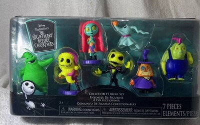 Disney The Nightmare Before Christmas, 7-Piece Figurine Set, (Brand New)