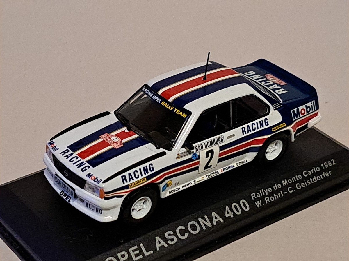 Opel Ascona 400 #10 Rallye Monte-Carlo 1983 | Frequelin/Fauchelle Miniature 1/43 Unique