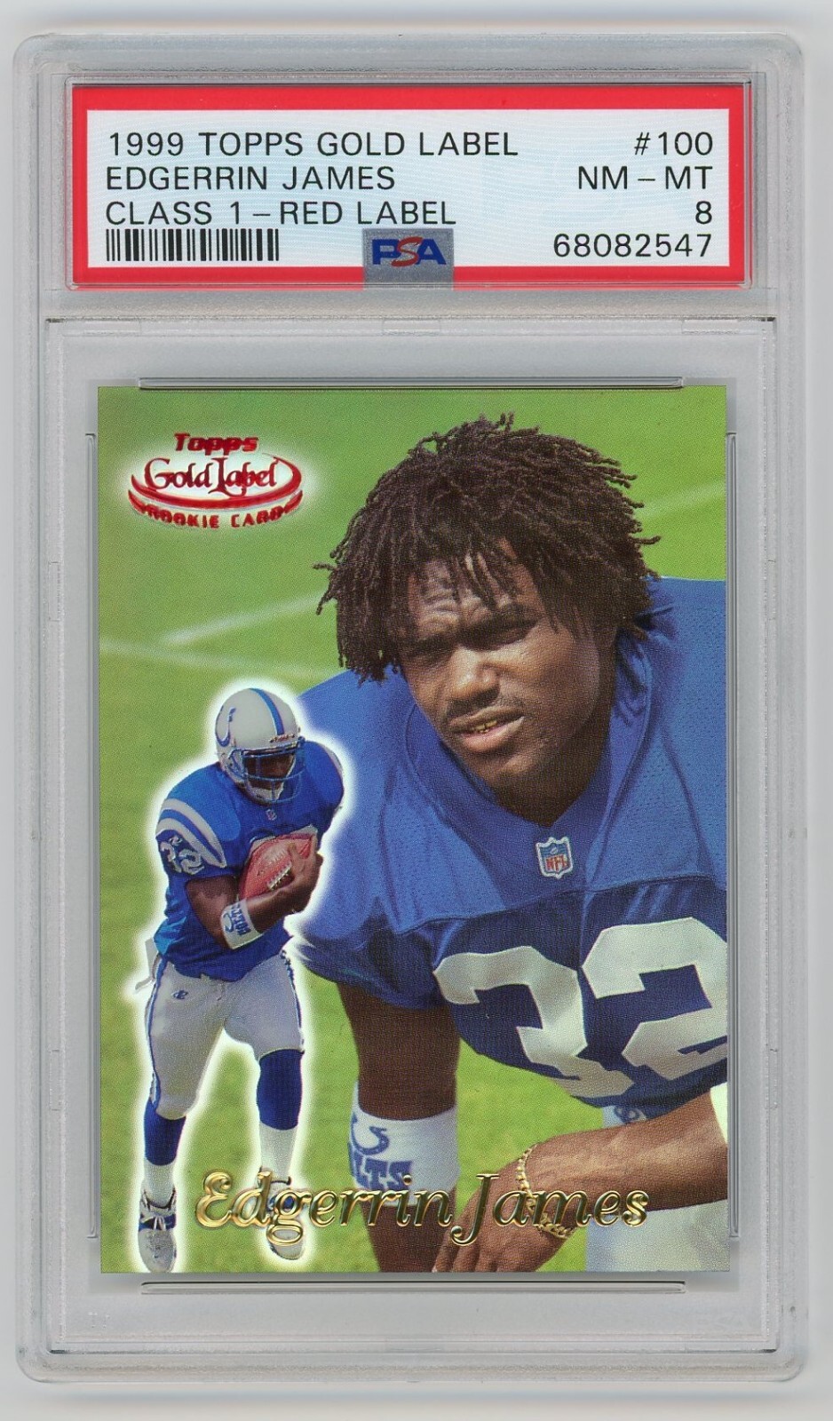 Edgerrin James Topps Gold Label Class 1 #100 Class 1-Red Label