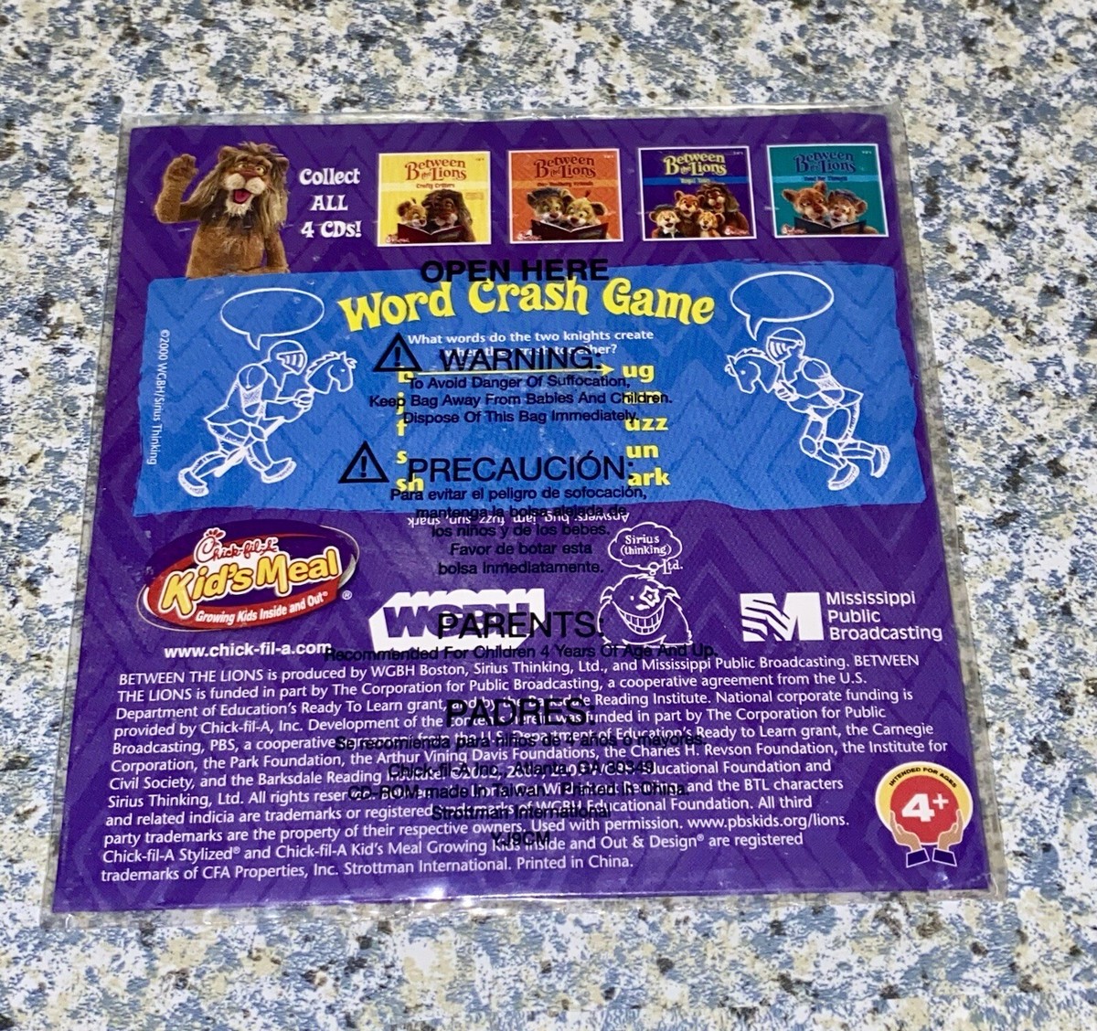 Between the Lions - Royal Tales Chick-Fil-A Story Kid's Meal CD #3