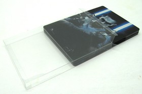 1x XBOX 360 CIB GAME DVD STEELBOOK G1 - CLEAR PLASTIC PROTECTIVE BOX PROTECTOR 