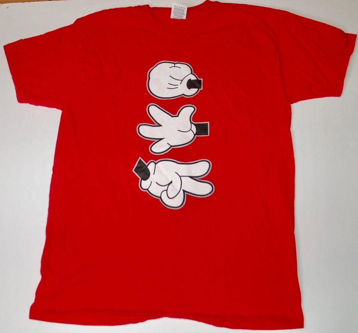 Mickey mouse cheap hands shirt