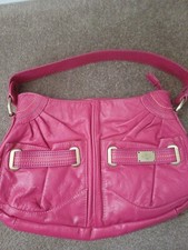 Vintage Matthew Williamson Butterfly Hot Pink Leather Bag Retro 1990s